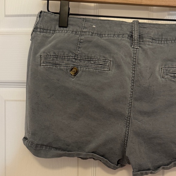 American Eagle Outfitters Gray Washed Denim-Style Shorts - Picture 8 of 10